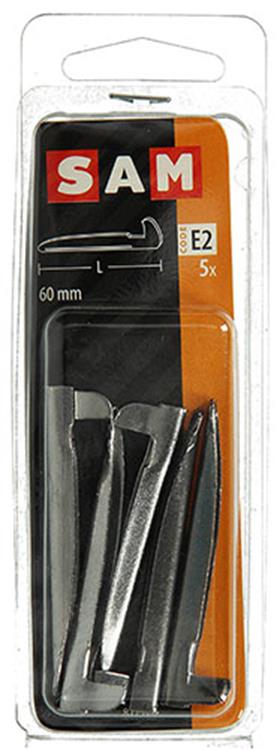 Load image into Gallery viewer, Mack 1019711 - wandhaak staal blauw gehard 5 st 60 mm | 10 stuks