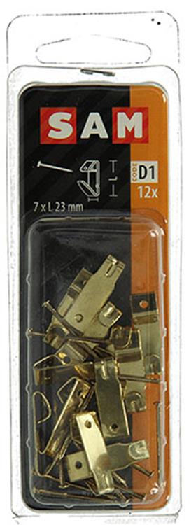 Load image into Gallery viewer, Mack 1017853 - kaderhaak staal vermessingd 12 st 7 x 23 mm | 10 stuks