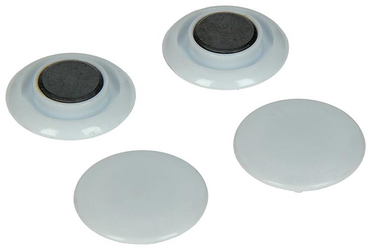 Load image into Gallery viewer, Mack 1017872 - bordmagneet kunststof wit 4 st30 mm | 10 stuks