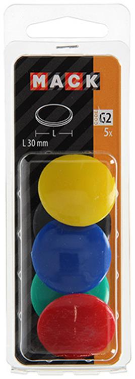 Load image into Gallery viewer, Mack 1017873 - bordmagneet kunststof assortiment 5 st 30 mm | 10 stuks