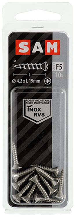 Load image into Gallery viewer, Mack 1019800 - zelftappende schroef bolvz.kopa2 10st 4,2 x 19 mm | 10 stuks