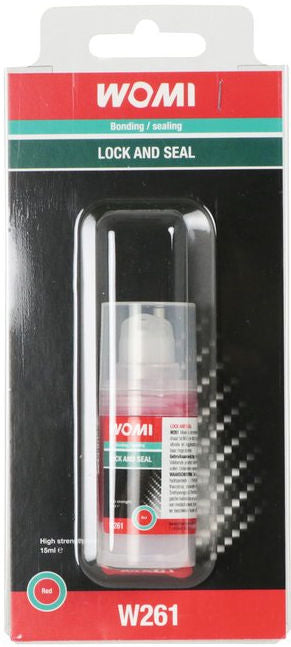 Load image into Gallery viewer, Womi w261 lock and seal 15ml red