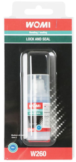 Load image into Gallery viewer, Womi w260 lock and seal blue 15ml