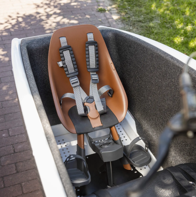 Load image into Gallery viewer, Steco adapter voor voorzitje bakfiets mat zwart