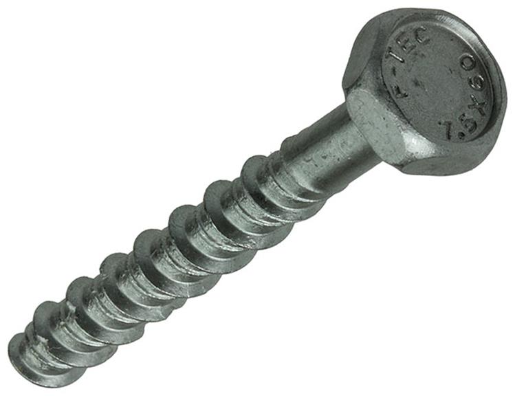 Load image into Gallery viewer, Mack 1019959 - betonschroef verzinkt 6kant 4st 7,5 x 60 mm | 5 stuks