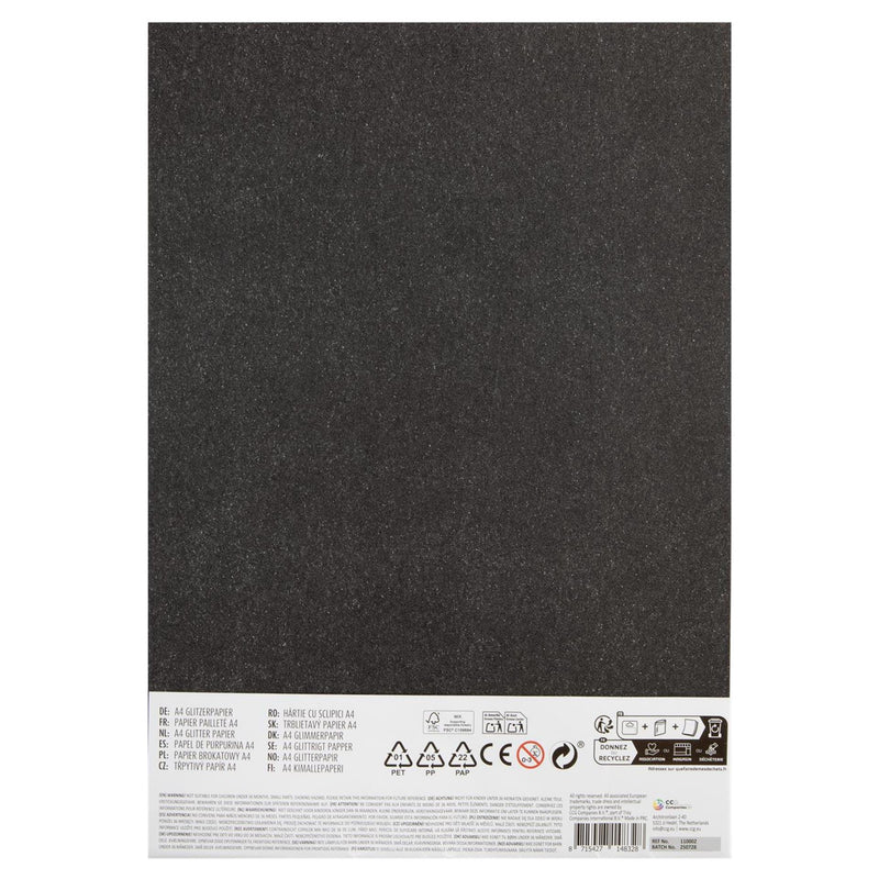 Afbeelding laden in galerijviewer, Moxy glitter papier a4 8 vel 150 gram