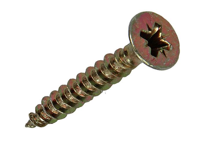 Load image into Gallery viewer, Mack 1017978 - spaanplaatschroef vz kop geelverz. 50st 4,5 x 30 mm | 5 stuks