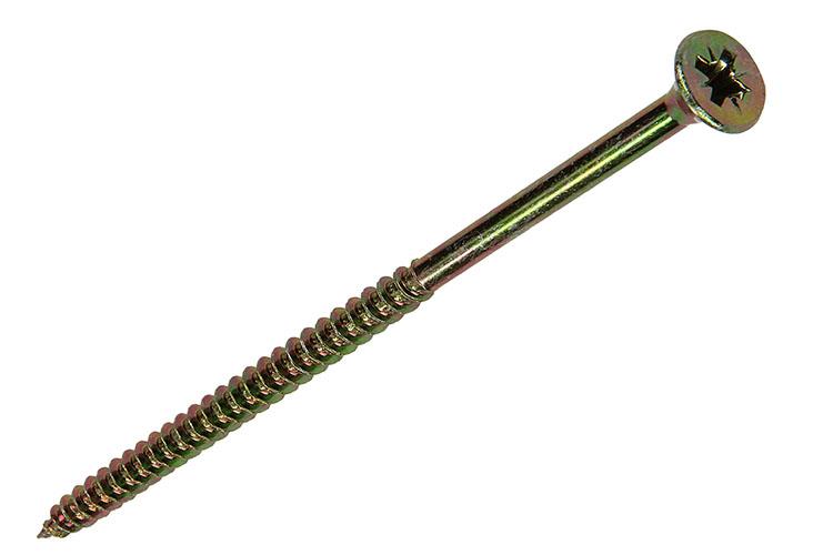 Load image into Gallery viewer, Mack 1017999 - spaanplaatschroef vz kop geelverz. 12st 6,0 x 120 mm | 5 stuks