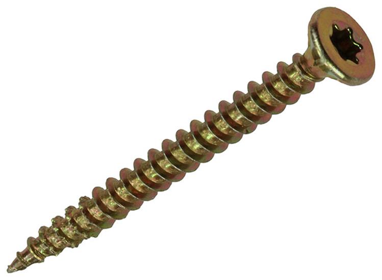 Load image into Gallery viewer, Mack 1018012 - spaanplschr.vzkop-zelfb. geelverz. 35 st 4,0 x 45 mm | 5 stuks