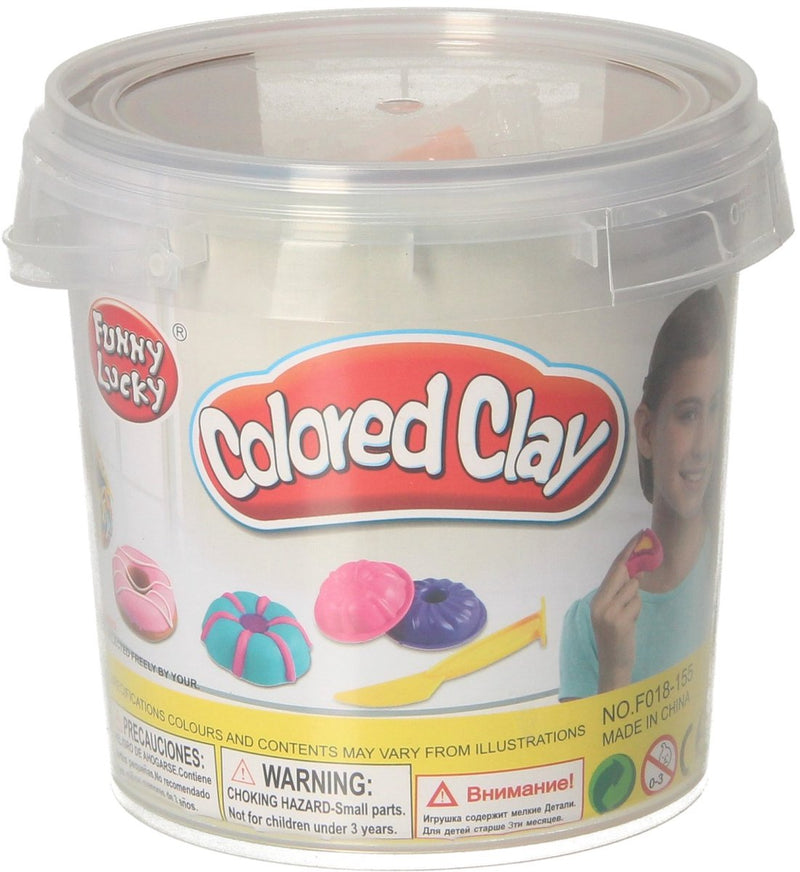 Load image into Gallery viewer, Lobbes speelgoed bv lobbes kleiset donuts maken - kleurrijke klei opbergbox 12 kleuren.