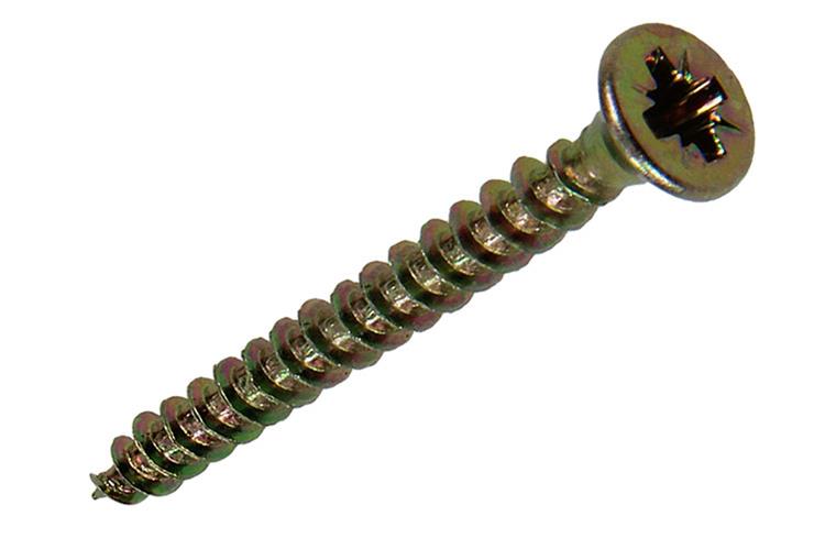 Load image into Gallery viewer, Mack 1020085 - spaanplaatschroef vz kop geel vz 200 st 3,5 x 35 mm | 5 stuks