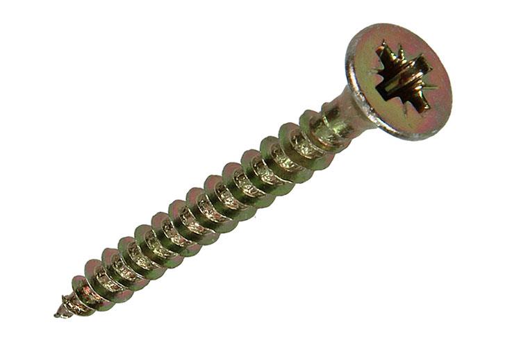 Load image into Gallery viewer, Mack 1020093 - spaanplaatschroef vz kop geelvz 200 st 4,0 x 35 mm | 5 stuks