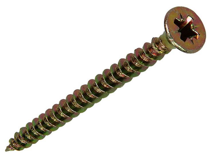 Load image into Gallery viewer, Mack 1020095 - spaanplaatschroef vz kop geel vz 200 st 4,0 x 45 mm | 5 stuks