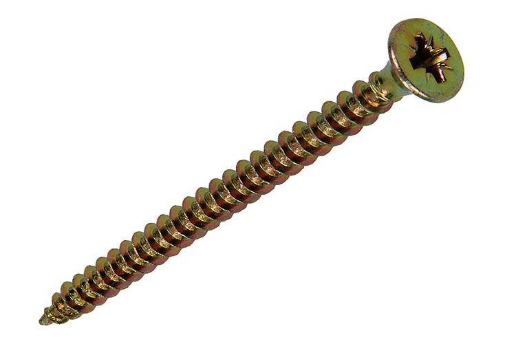 Load image into Gallery viewer, Mack 1020107 - spaanplaatschroef vz kop geelvz 200 st 4,5 x 60 mm | 2 stuks