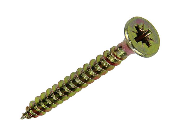 Load image into Gallery viewer, Mack 1020114 - spaanplaatschroef vz kop geel vz 200 st 5,0 x 45 mm | 3 stuks