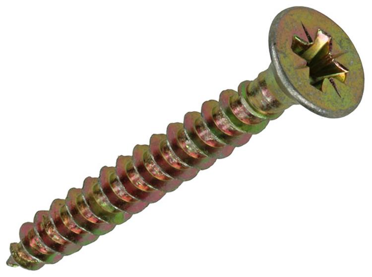Load image into Gallery viewer, Mack 1020122 - spaanplaatschroef vz kop geel vz 100 st 6,0 x 50 mm | 5 stuks
