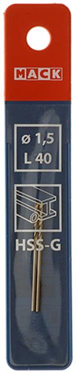 Load image into Gallery viewer, Mack 1018397 - metaalboor hss g din 338 ø 1,5 x 40 mm 2st | 5 stuks