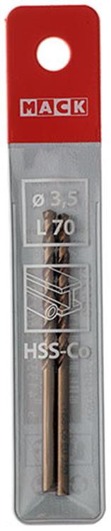 Load image into Gallery viewer, Mack 1018423 - metaalboor hss co5% din 338 ø 3,5 x 70 mm 2st | 5 stuks
