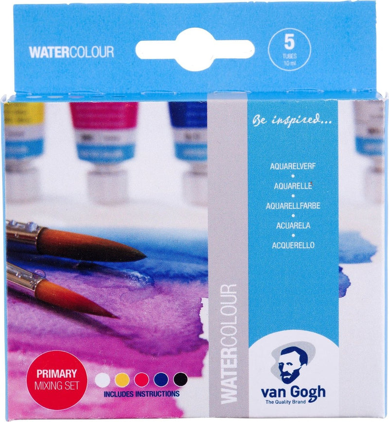 Load image into Gallery viewer, Van gogh aquarelverf primaire mengset | 5 x 10 ml tubes
