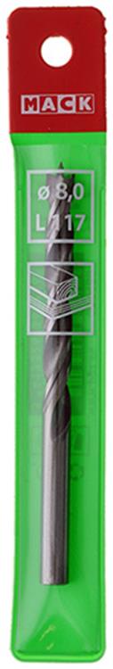 Afbeelding laden in galerijviewer, Mack 1018507 - machinehoutboor + centreerpunt ø 8,0 x 117 mm | 5 stuks