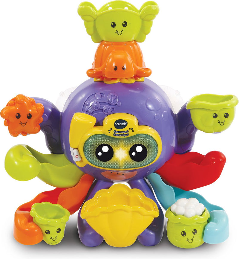 Load image into Gallery viewer, Vtech spetterpret badoctopus - badspeeltjes - badspeelgoed baby - rustgevende melodietjes liedjes - cadeau - speelgoed 1 tot 5 jaar