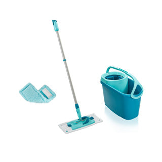 Load image into Gallery viewer, Leifheit clean twist vloerwisser m klittenband ergo - 33 cm dweil set compleet + static doek