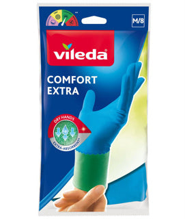 Load image into Gallery viewer, Vileda handschoenen comfort extra medium | 4 stuks