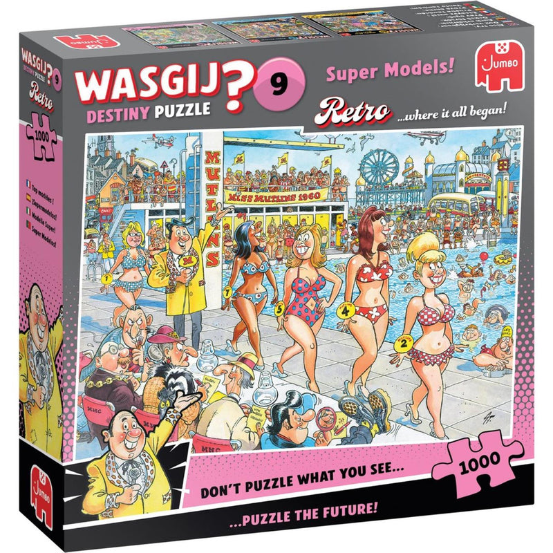 Load image into Gallery viewer, Jumbo wasgij retro destiny 9 1000pcs