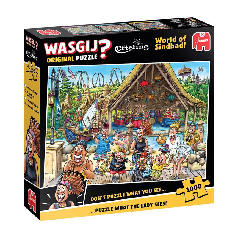 Load image into Gallery viewer, Jumbo wasgij original efteling legpuzzel - de wereld van sindbad! - 1000st.