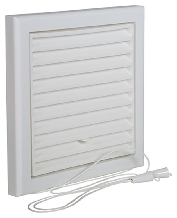 Afbeelding laden in galerijviewer, Renson 1006740 - rooster pvc 732 wit 154x154mm | 1 stuks