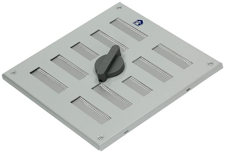 Load image into Gallery viewer, Renson 1006325 - regelbare rooster opb. 4037 alu ral 9010 155x155mm | 2 stuks