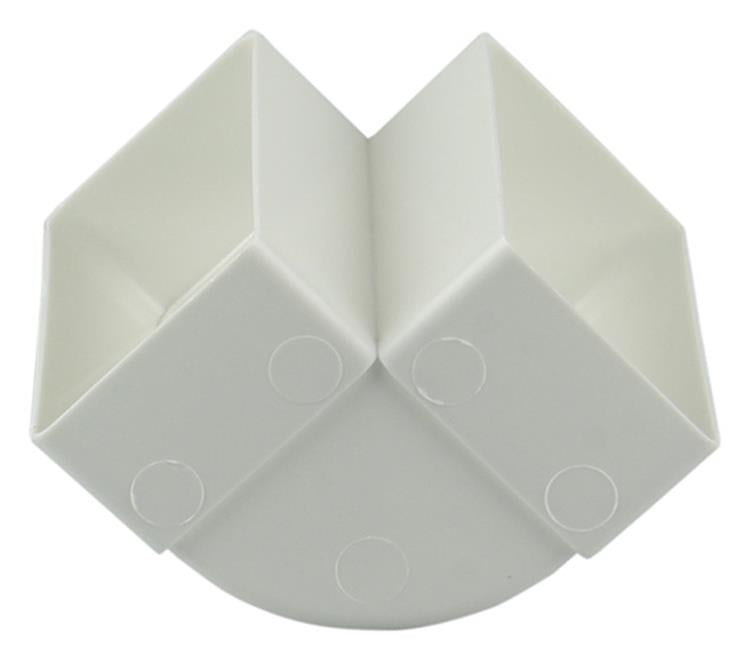 Load image into Gallery viewer, Renson 1006403 - pvc hoekverbinding vert.90° 7015 wit 110x55mm | 3 stuks