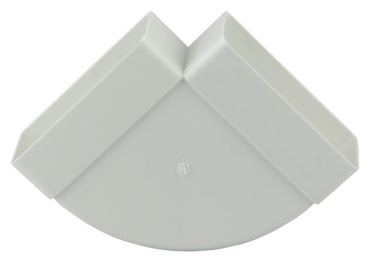 Load image into Gallery viewer, Renson 1006405 - pvc hoekverbinding hor.90° 7016 wit 110x55mm | 3 stuks