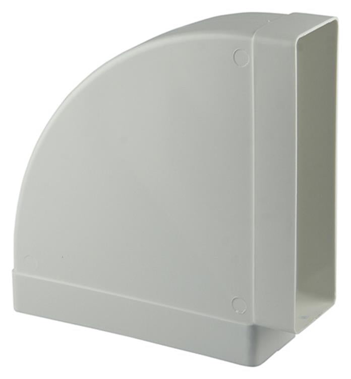 Load image into Gallery viewer, Renson 1006406 - pvc hoekverbinding hor.90° 7016 wit 204x60mm | 3 stuks