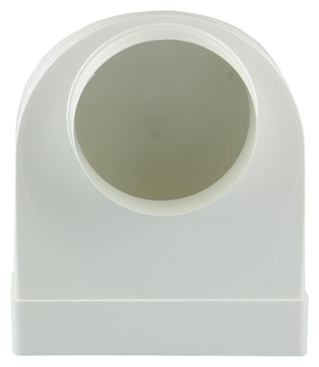 Load image into Gallery viewer, Renson 1006408 - pvc hoekverbinding rechth rond90° 7017 wit ø 125 | 3 stuks
