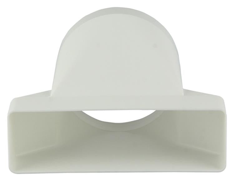 Load image into Gallery viewer, Renson 1006411 - pvc verbindingsstuk rond rechth. 7021 wit ø 125mm | 2 stuks