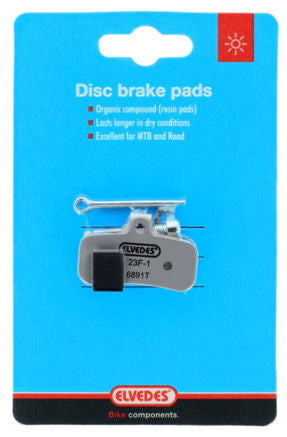 Load image into Gallery viewer, Elvedes schijfremblokset - shimano - organische compound (resin) - 1 paar