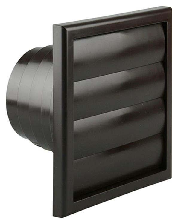 Load image into Gallery viewer, Renson 1006386 - dampkaprooster 4 klep 742 dia pvc ral 8019 ø100-130 | 2 stuks