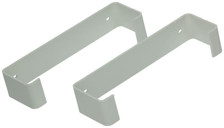 Afbeelding laden in galerijviewer, Renson 1006420 - set 2 st.pvc bevestigings- beugels 7023 wit 204x60mm | 5 stuks