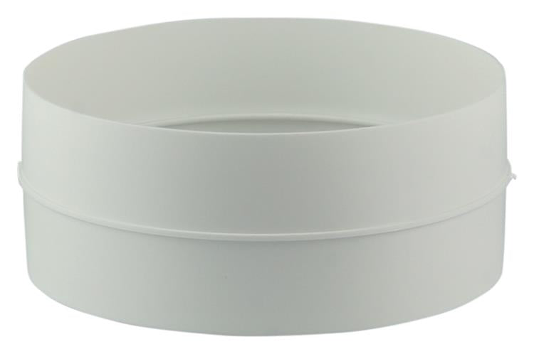 Load image into Gallery viewer, Renson 1006398 - pvc verbindingsstuk + terugslagklep 7007 wit ø 100 | 2 stuks