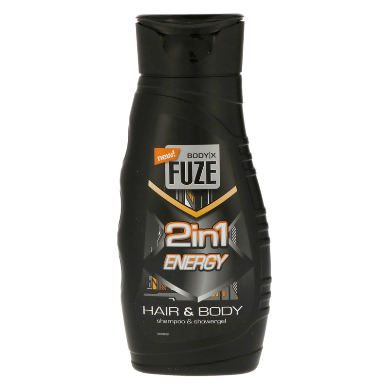 Load image into Gallery viewer, Body-x fuze 2in1 body hair wash 300ml energy