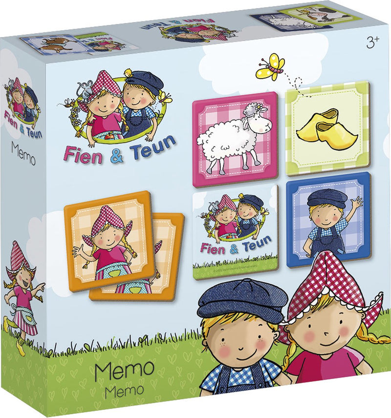 Load image into Gallery viewer, Bambolino fien teun memo spelletje - geheugen spel educatief spelgoed - boerderij - toys - vanaf 3 jaar