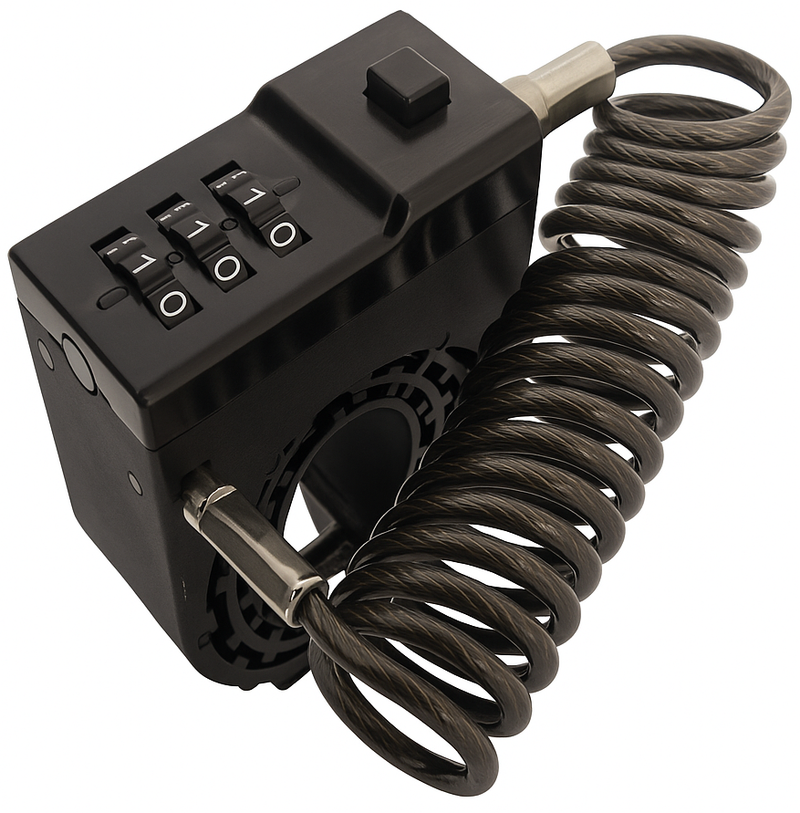 Load image into Gallery viewer, Lckt slot kabelslot helmslot zwart