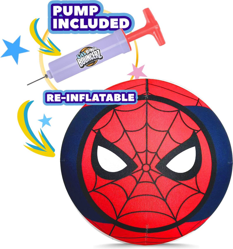 Load image into Gallery viewer, Gear2play lit'l biggie bouncerz spiderman - opblaasbare speelgoedbal