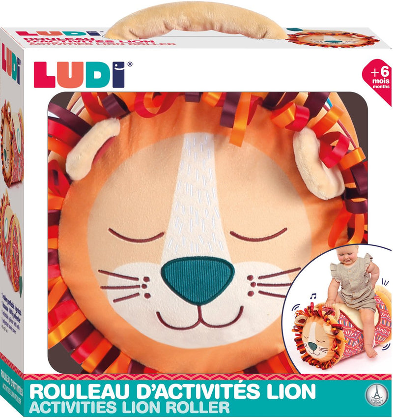 Load image into Gallery viewer, Ludi babyspeelgoed activiteitsrol leeuw