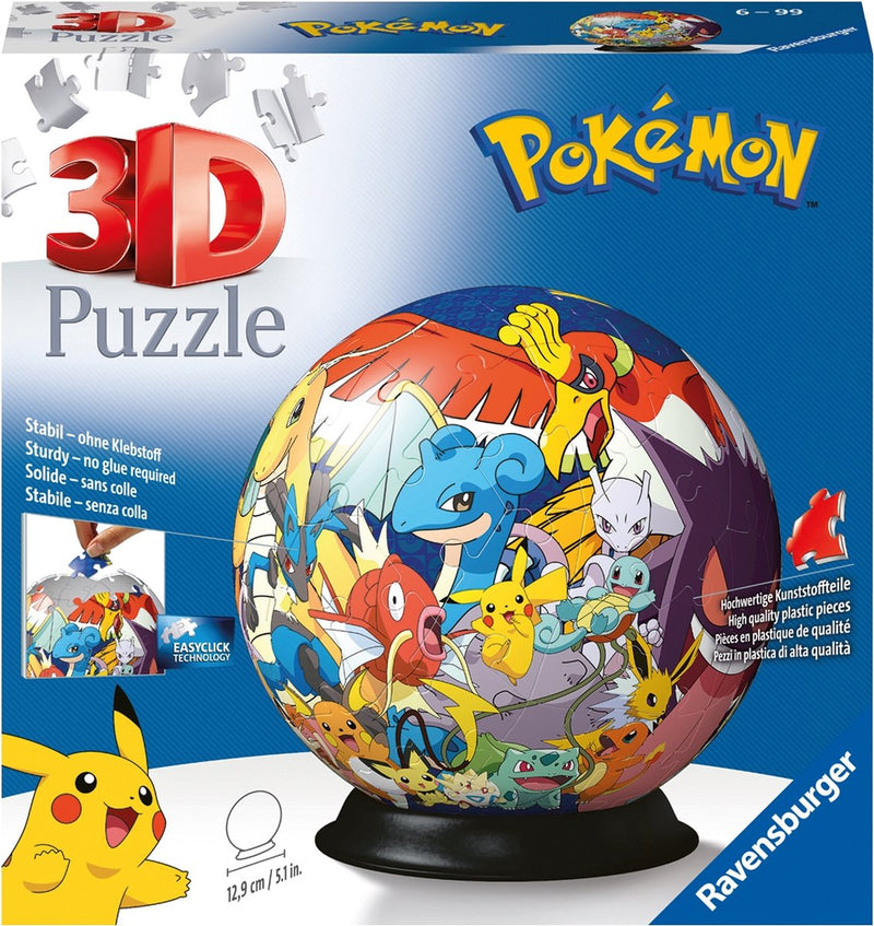 Load image into Gallery viewer, Pokémon ravensburger puzzelbal, 72st.