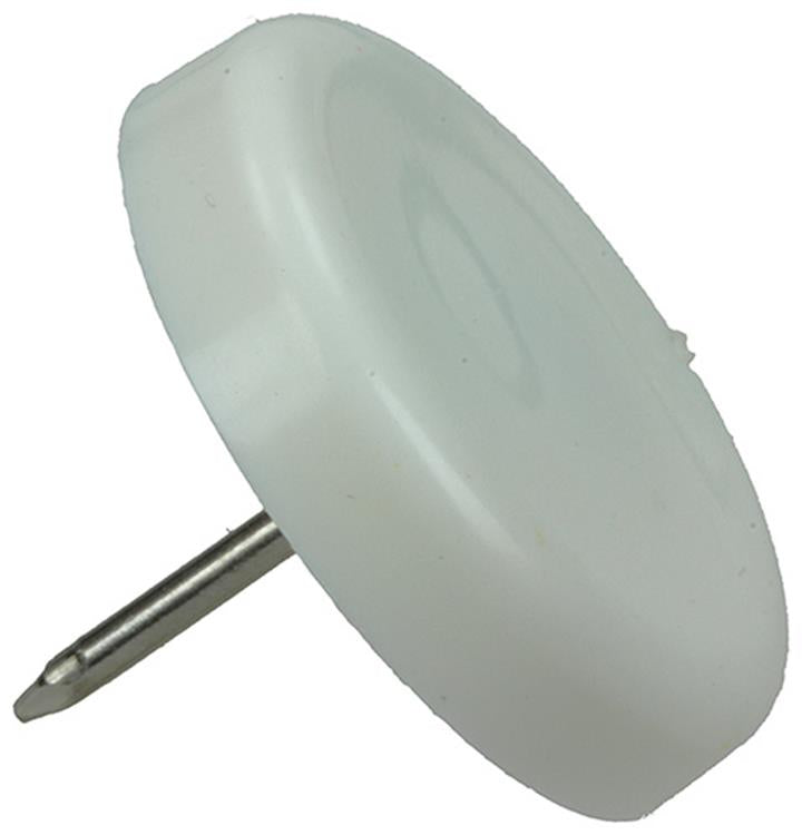 Load image into Gallery viewer, Mack 1047753 - stoelglijder nagel kunststof wit ø 28 mm 4 st pcs | 6 stuks