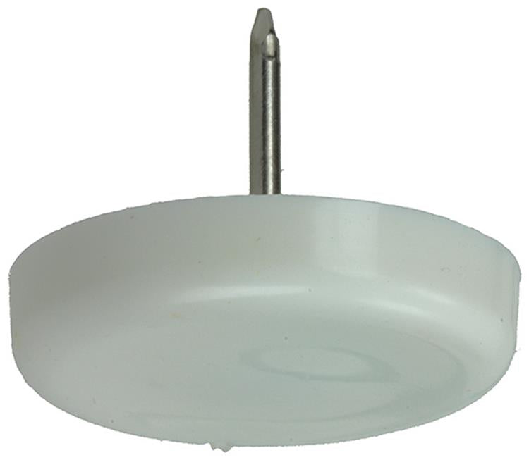 Load image into Gallery viewer, Mack 1047753 - stoelglijder nagel kunststof wit ø 28 mm 4 st pcs | 6 stuks