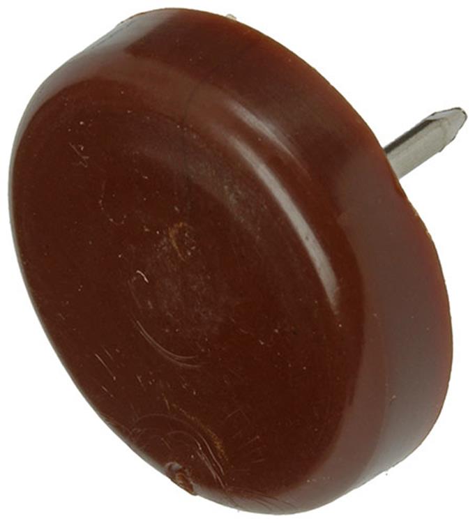 Load image into Gallery viewer, Mack 1047714 - stoelglijder nagel kunststof bruin ø 25 mm 8 st pcs | 6 stuks