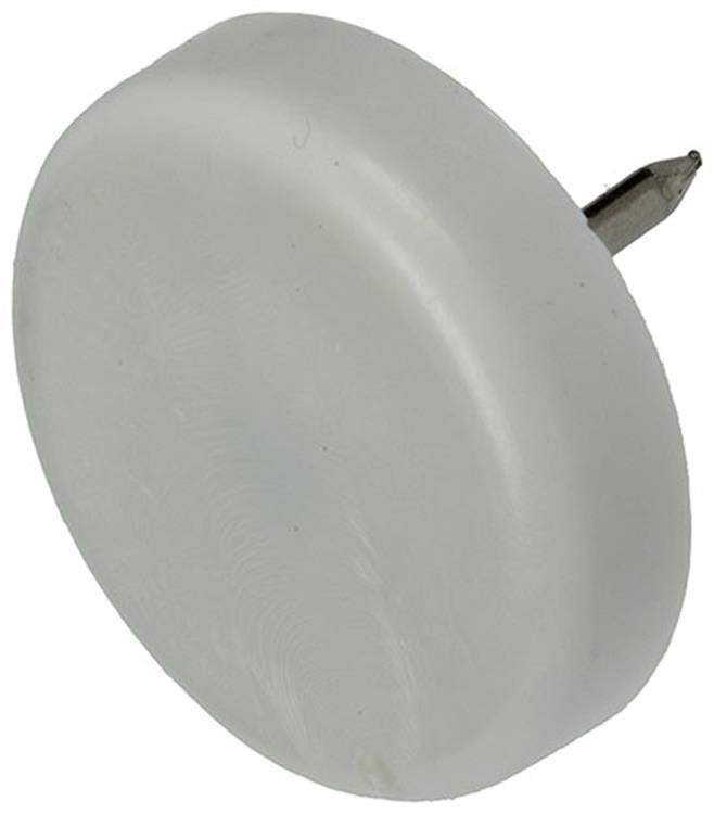 Load image into Gallery viewer, Mack 1047725 - stoelglijder nagel kunststof wit ø 25 mm 8 st pcs | 6 stuks